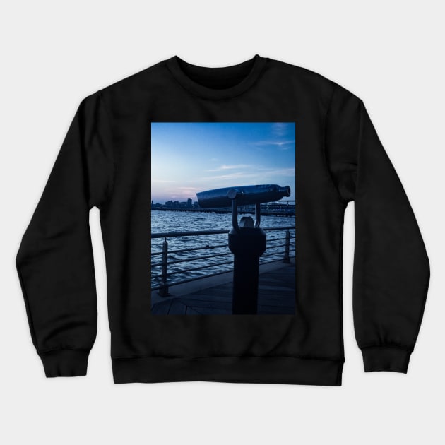 Hudson River Park, Manhattan, New York City Crewneck Sweatshirt by eleonoraingrid